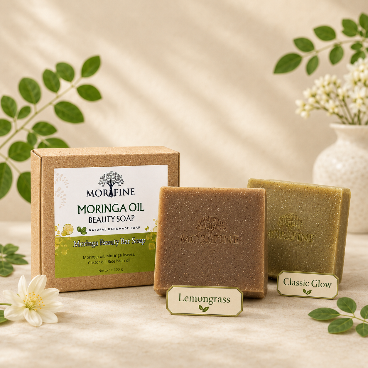Morifine Moringa Beauty Bar Soap