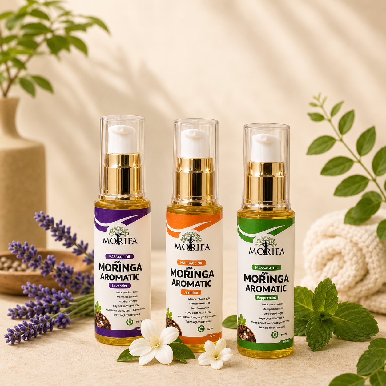 Moringa Body Oil — Single Scent