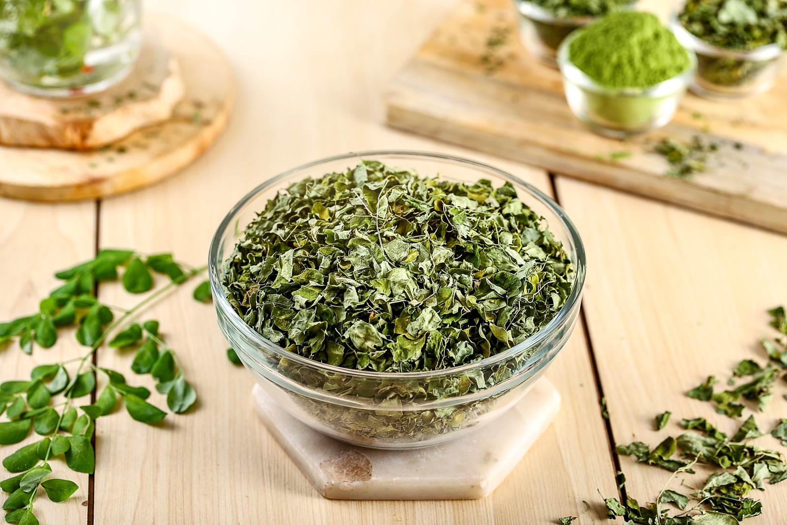 Dried Moringa Leaves & Teacut